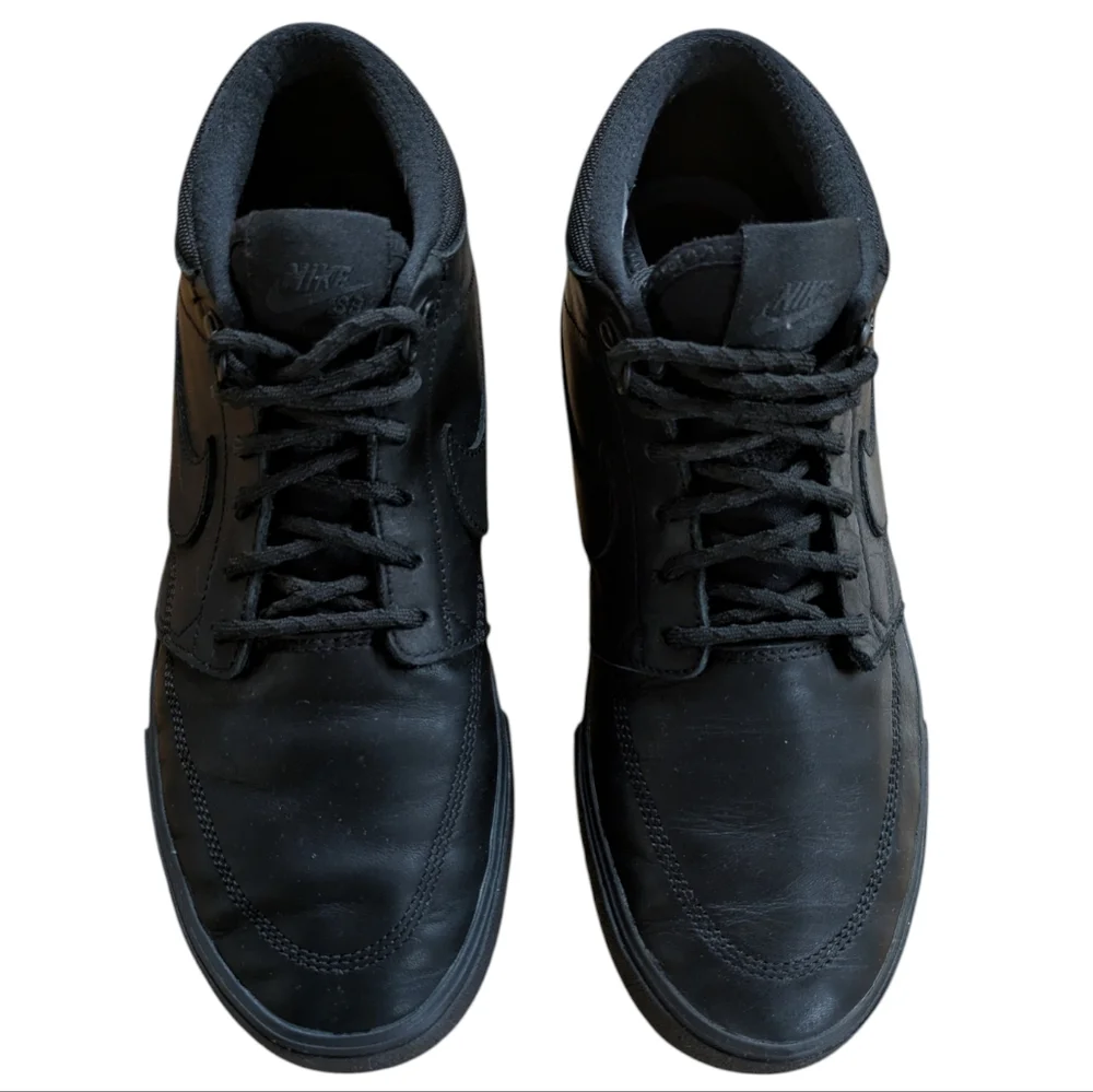 Nike SB Portmore II Solar Mid Premium Black Anthracite Skate Shoes Mens 8
